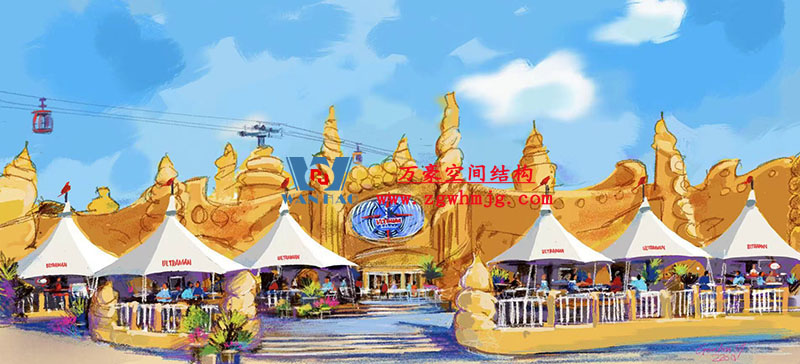 萬豪2022第9標-上海海昌海洋公園鋼膜結(jié)構(gòu)工程