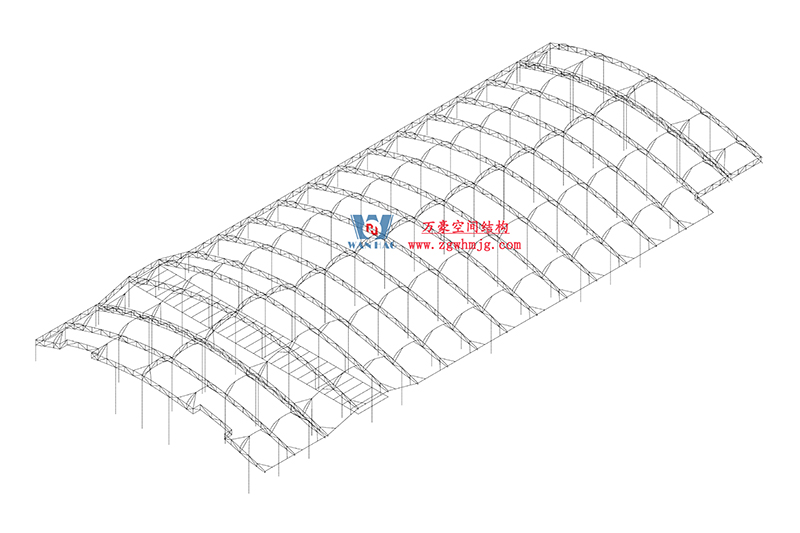 浙江真愛毯業(yè)科技有限公司廠房三屋面膜結(jié)構(gòu)工程完工大吉！