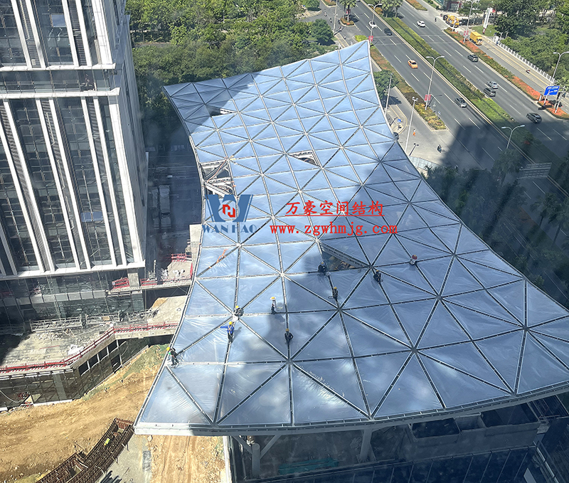 縱使烈日炎炎，腳步從未止歇！海南這個ETFE氣枕膜項目施工進(jìn)度有最新消息