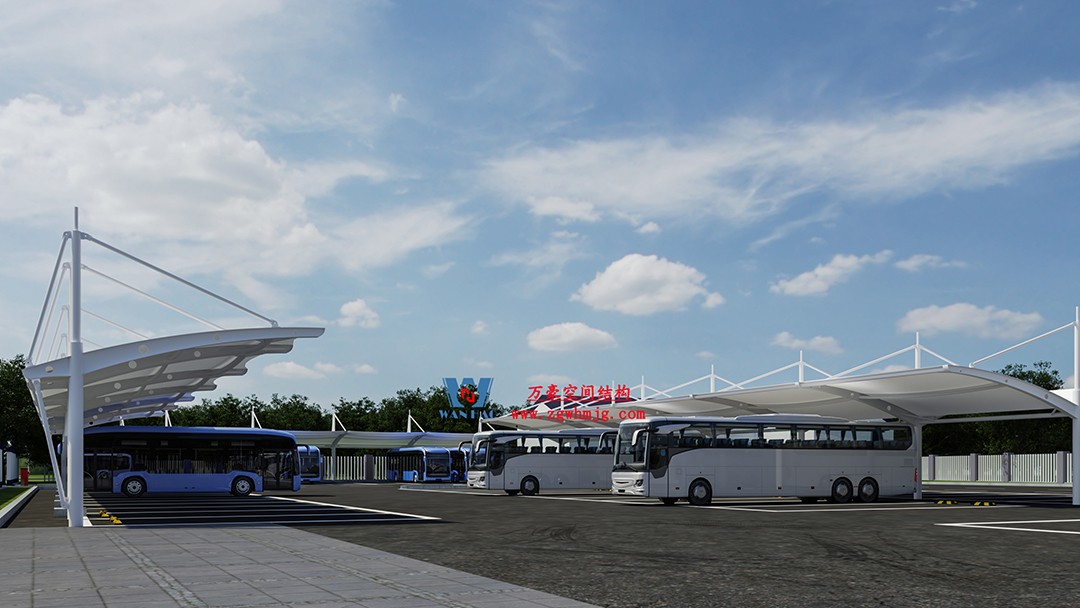 隨處可見的遮陽擋雨守護衛(wèi)士-膜結構車棚 隨處可見的遮陽擋雨守護衛(wèi)士-膜結構車棚