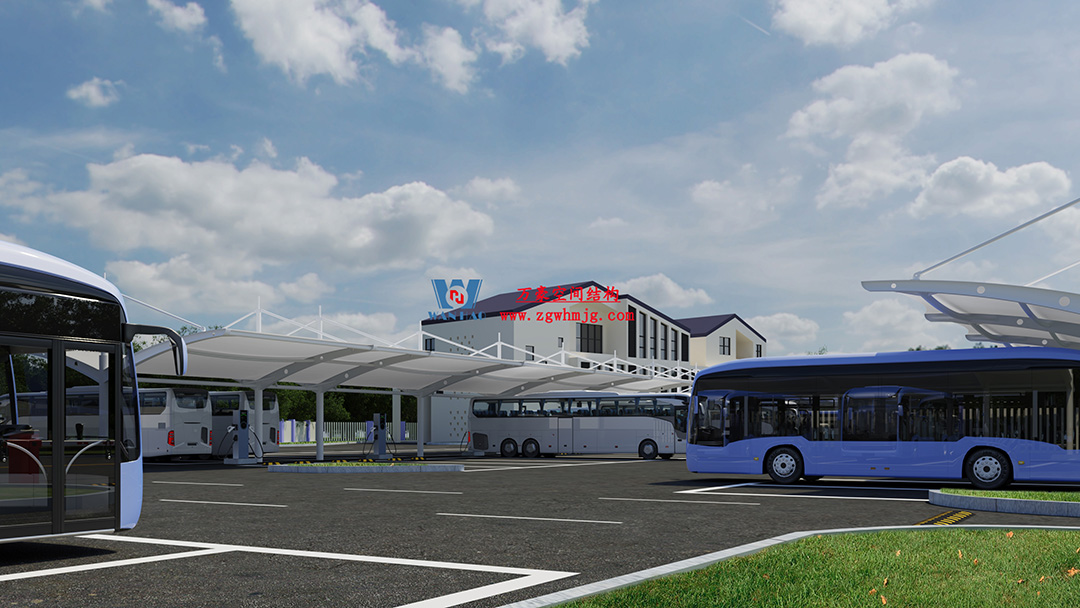 隨處可見的遮陽擋雨守護衛(wèi)士-膜結構車棚 隨處可見的遮陽擋雨守護衛(wèi)士-膜結構車棚