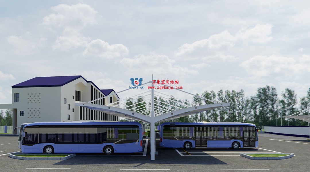 隨處可見的遮陽擋雨守護衛(wèi)士-膜結構車棚 隨處可見的遮陽擋雨守護衛(wèi)士-膜結構車棚