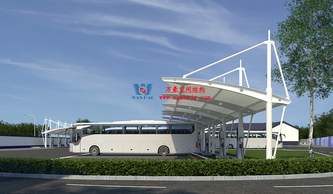 隨處可見的遮陽擋雨守護衛(wèi)士-膜結構車棚 隨處可見的遮陽擋雨守護衛(wèi)士-膜結構車棚