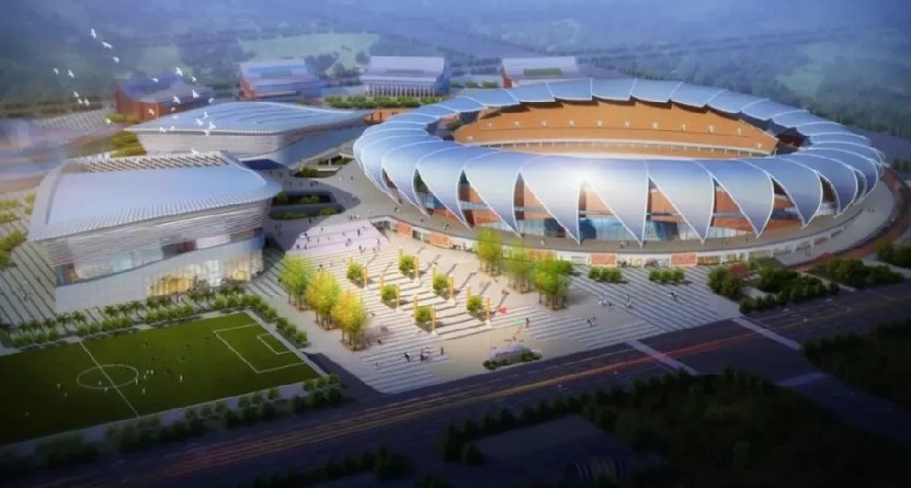 瑞麗國際文體中心緊鑼密鼓施工中，“盛世之花”即將綻放