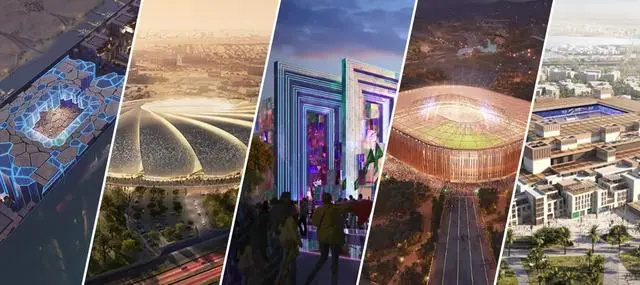 沙特公布2034年世界杯的15個(gè)場館設(shè)計(jì)，預(yù)計(jì)耗資數(shù)千億美元