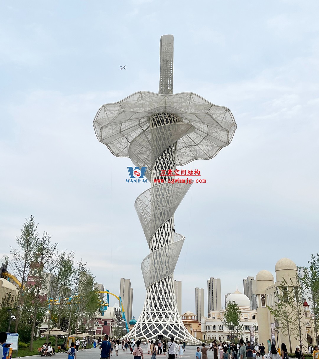 ETFE膜結(jié)構(gòu)地標(biāo)塔—以愛之名，點亮絲路歡樂世界