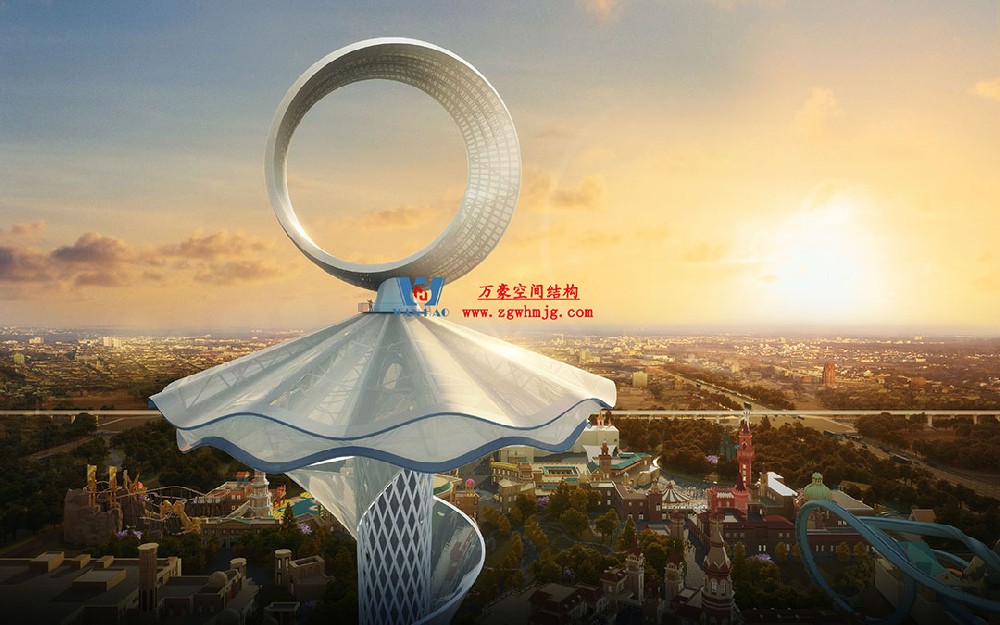 ETFE膜結(jié)構地標塔—以愛之名，點亮絲路歡樂世界