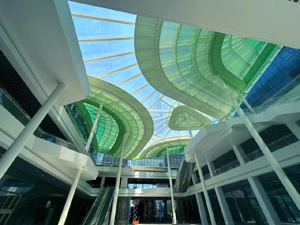 杭州爆紅新地標(biāo)！鋼膜結(jié)構(gòu)茶香穹頂！