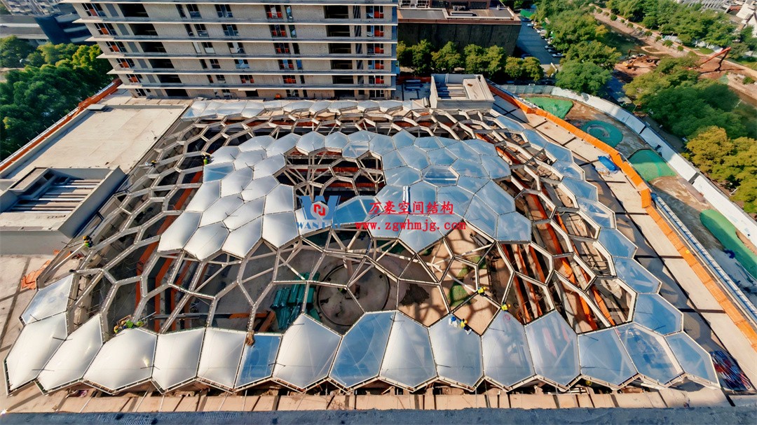 浙江萬豪空間結(jié)構(gòu)集團有限公司安吉云安里項目膜結(jié)構(gòu)工程進展報告