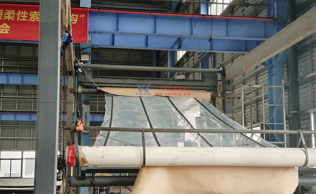 科技賦能品質(zhì)工程 | 萬豪集團(tuán)攜手浙大團(tuán)隊(duì)圓滿完成無錫奧體中心膜結(jié)構(gòu)排水試驗(yàn)驗(yàn)收