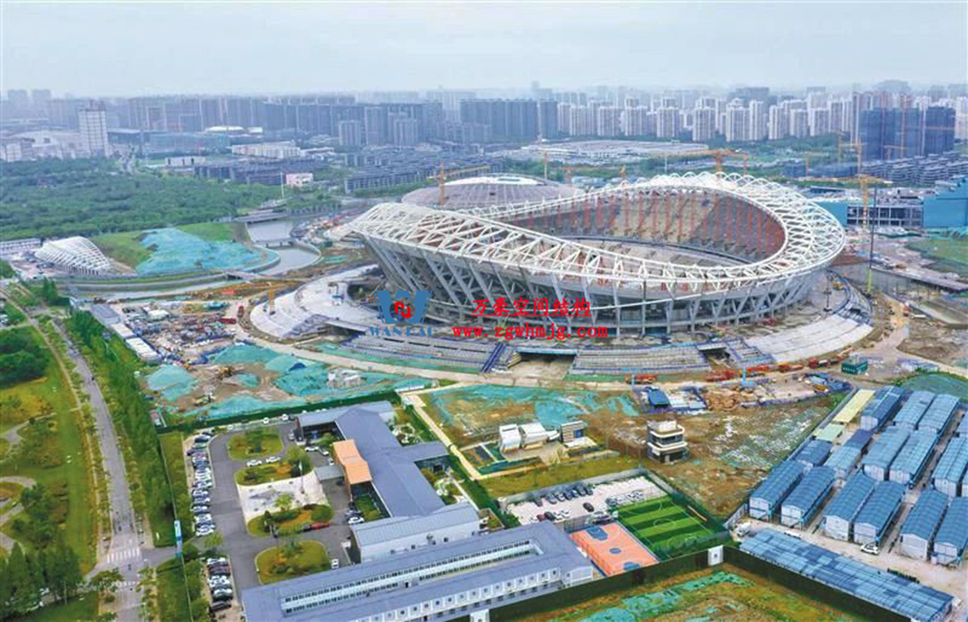 緊跟“蘇超熱浪”，火熱施工中，一只白鷺即將振翅高飛！