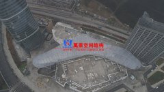 亞洲超大天幕——遵義高鐵新城膜結構天幕